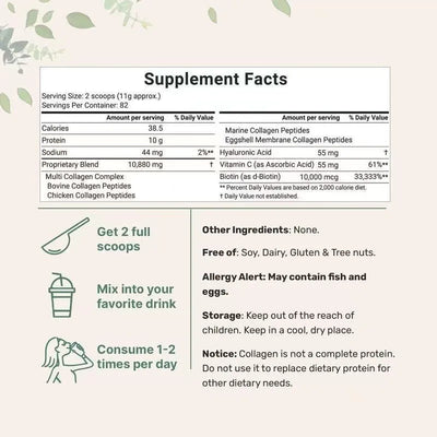 5 in 1 Multi Collagen Peptide Powder