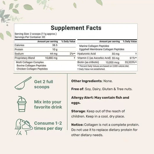 5 in 1 Multi Collagen Peptide Powder